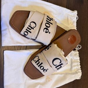 Chloe Woody Sandals Size 40
